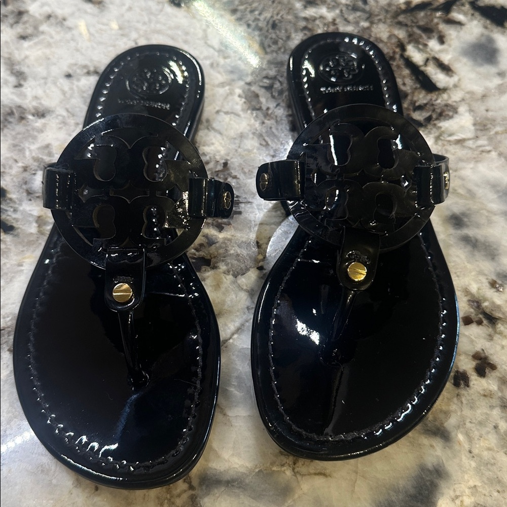 Tory Burch Black Miller Sandals